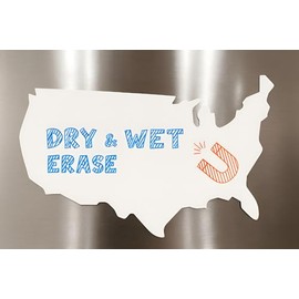 Magnetic Dry Erase Map, Heavy Duty 20mil, 7.5" x 10.5" – Wet & Dry Erase Whiteboard Surface with Magnet Backing, Reusable Planning Board for Home, Office, or Classroom