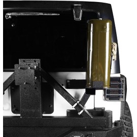 Hooke Road Wrangler 5.3 Gallon Oil Jerry Gas Can Holders Fit for Jeep Wrangler JK 2007-2018 Squre Type Tire Carrier Rack, Set of 2
