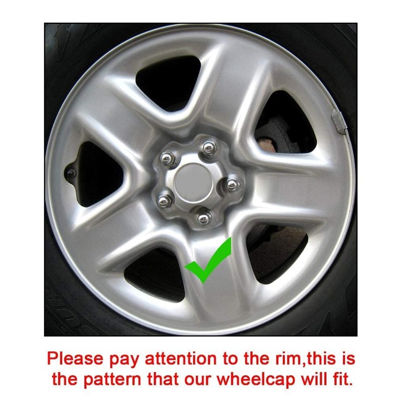 KUAFU Hubcaps Wheel Cover Skins Compatible with 2006-2012 Toyota RAV4