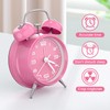 Yumyolk Classic Analogue Alarm Clock with Snooze Function, Vintage Quiet