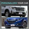 No Drill Front Bumper License Plate Mount Bracket Holder Compatible