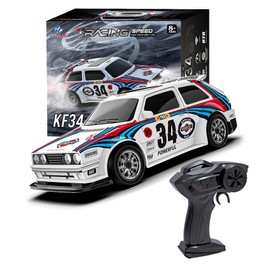 KFPLAN KF34 1:43 Drift Car, Independent Suspension Construction, 15KM/H Scale Control, High Speed RC Car, 4WD Mini Radio Control, For Boys and Adults, Certified Technical Standards
