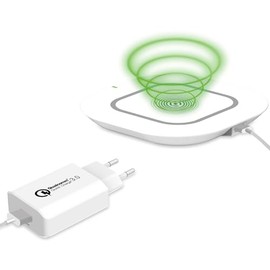 Celly -KIT 3 IN 1 Wireless PAD QC30 Cable White