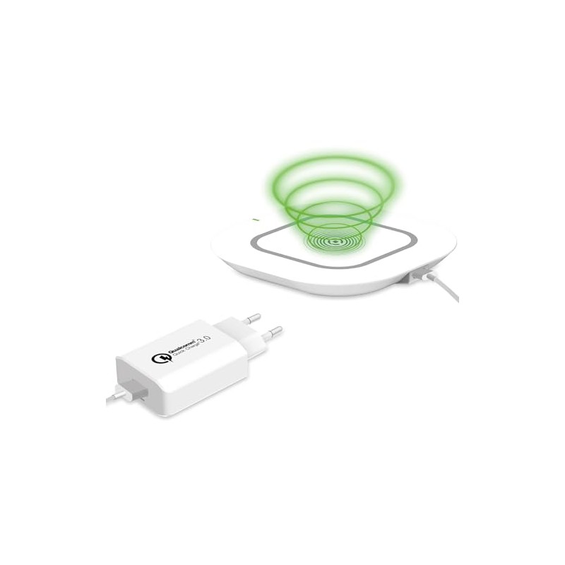 Celly -KIT 3 IN 1 Wireless PAD QC30 Cable White