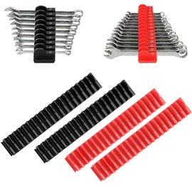 DEHOYI 80 pcs Modular Wrench Organizers for Tool Drawers - Wrench Rack with Metric & SAE Labels, Perfect Tool Storage Holder. Gift for father, brother and boyfriend (Without magnet)
