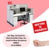 SmoothNovelty 6 Pack Double Sided Desk Sign Flag Office Privacy