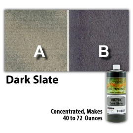 Concrete Resurrection Professional Easy to Apply Water Based Concrete Stain Dark Slate 8oz