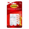 Command Medium Utility Hooks, White, 2-Hooks, 4-Strips, Organize Damage-Free