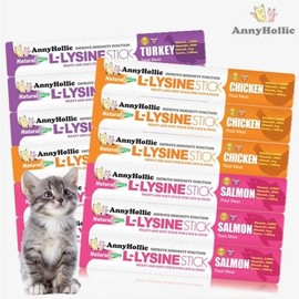 Aniholic L-Lysine Cat Stick Combo (1p) x 30 packs (Expiration date 26.08) / 애니홀릭 엘라이신 고양이스틱 콤보(1p)x30개 (유통기한 26.08)