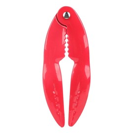 Nutcracker, Walnut Cracker Opener Stainless Steel Nut Opener Tool Red Crab Cracker Crab Claw and Lobster Cracker Sheller Shellfish Tool for Walnut Hazelnut Almonds Pecan Seafood