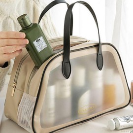 Waterproof Tote Bag for Swimming & Water Activities Mesh Beige