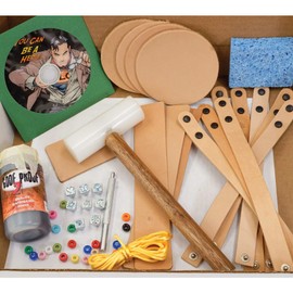 Springfield Leather Company SLC Beginners Stamping Project Starter Kit with 8 Different Stamps