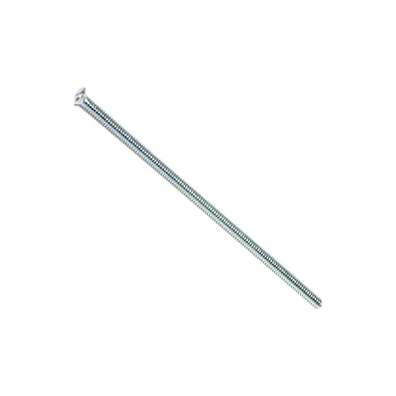 Hard-to-Find Fastener 014973309572 Slotted Flat Machine Screws, 6-32 x 4,