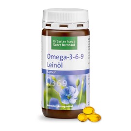 Sanct Bernhard Omega 3 6 9 Linseed Oil – 180 Capsules (119 g)