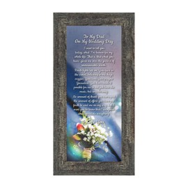 Crossroads Home Décor Dad Picture Frame, Wedding Picture Frame, Father of The Bride Gifts, Meaningful Gifts for Dad, Father of The Groom Gift, Father Daughter Frame, Dad Photo Frame, 7312BW
