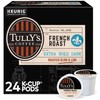 Tully's Coffee French Roast, Single-Serve Keurig K-Cup Pods, Dark Roast