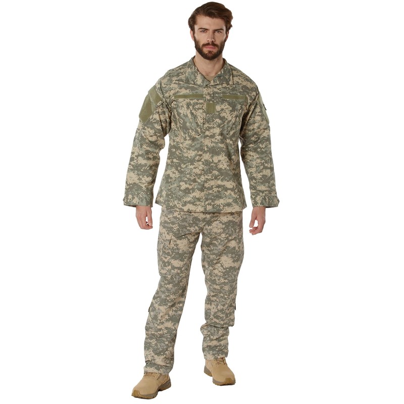 Rothco Uniform Shirt, ACU Digital Camo, Medium