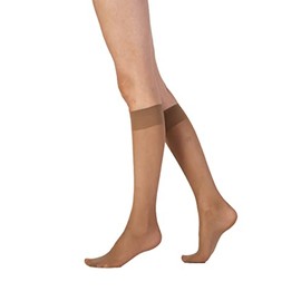 Pretty Polly Women's Medium Support Knee Highs 2PP Socks, 15 DEN, Beige (Nude Nude), One Size (Size:OS) (Pack of 3)