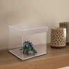 BELLE VOUS 5 Sided Clear Acrylic Cube Display Box with