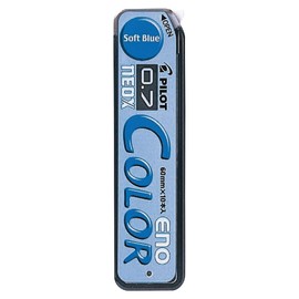 Pilot HRF7C-2S10SL Color Mechanical Pencil Lead, Neox Coloreno, 0.7, Soft Blue, 10 Count