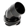 Camco 39403 45 Degree Hose Adapter Sewer Fitting,Black,3 Inch