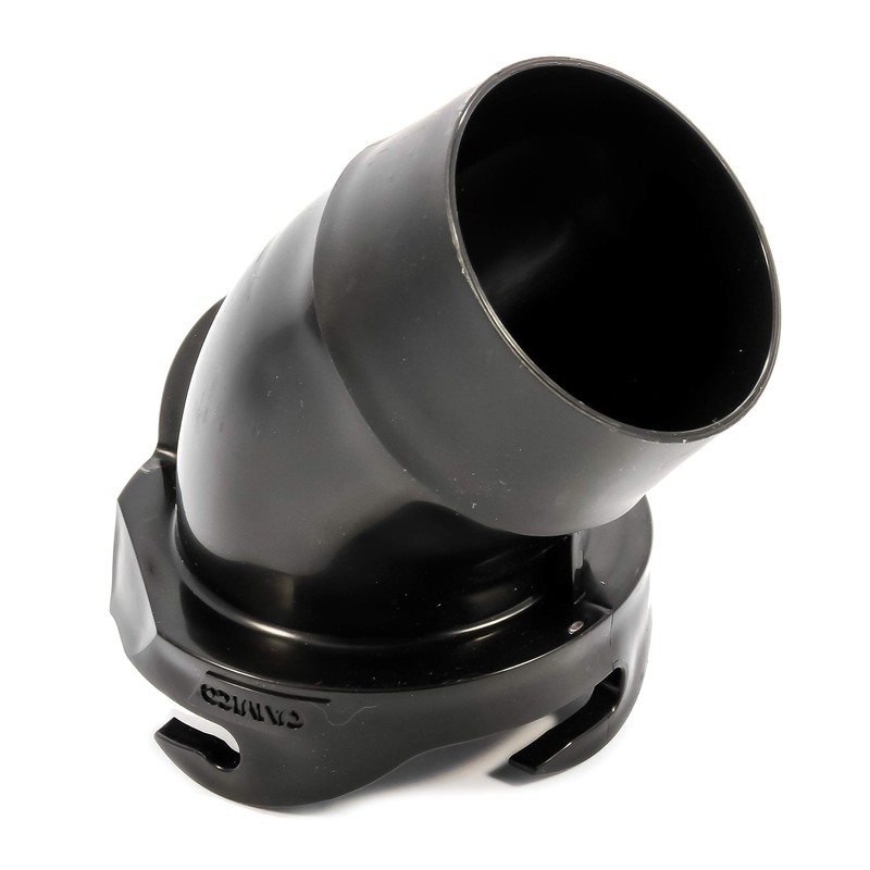 Camco 39403 45 Degree Hose Adapter Sewer Fitting,Black,3 Inch