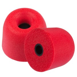 Xcessor Bullet FX-30 Medium Replacement Comfort Foam Earbuds - Red (Pack of 8)