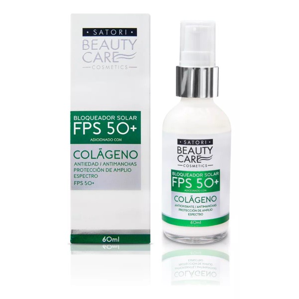 Beauty Care Protector Solar Fps50+ Colágeno Anti Edad Satori Beauty Care
