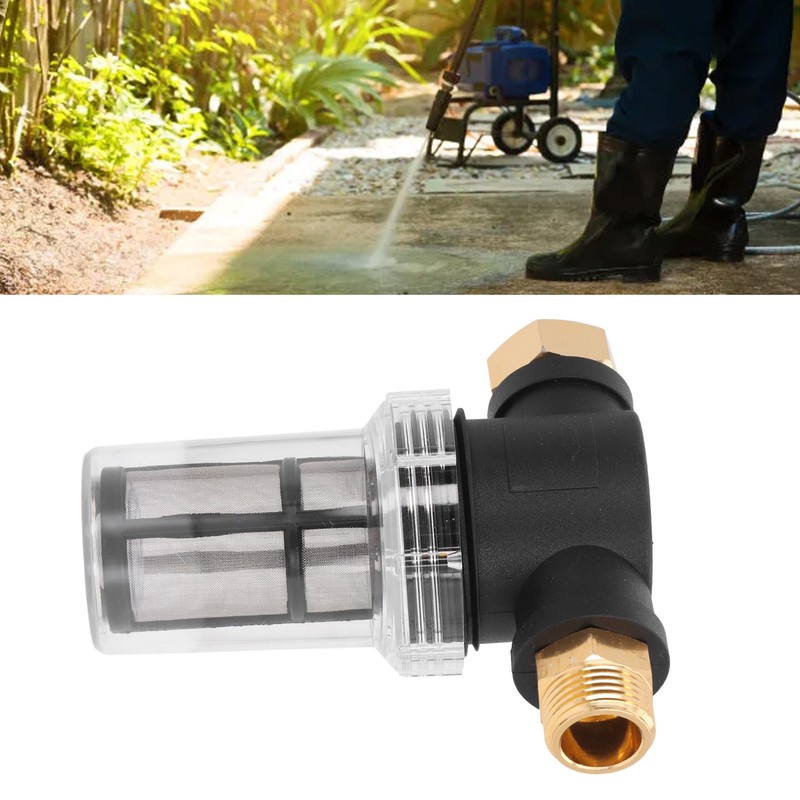 Garden Hose Inlet Filter 3/4 High Pressure Washer Water Sediment