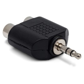 Hosa GRM-193 Dual RCA to 3.5 mm TRS Adaptor
