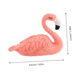 OATIPHO 5pcs Flamingo Nail Art Display Stand Resin Holder for Fake Hand Nail Practice for Beginners and Professionals Durable and Easy to Clean for Painting and Training Pink