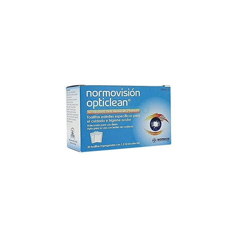 NORMOVISION OPTICLEAN 30 TOALLITAS