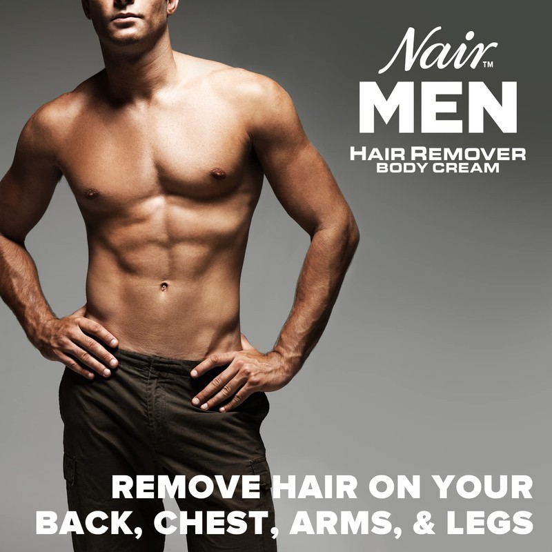Nair Men Hair Remover Cream for Chest, Back, legs &