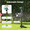 Motion Activated Sprinkler,Solar Power Sprinkler Deer Deterrent Devices Outdoor Safe
