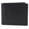 Mens Fine Grain Leather Bi-Fold Wallet by OLLY's; Jack Collection