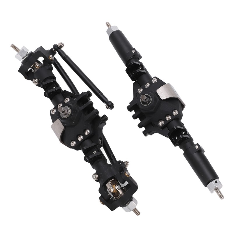 RC Front Rear Axles Complete Set Metal Assembly Kit Axle