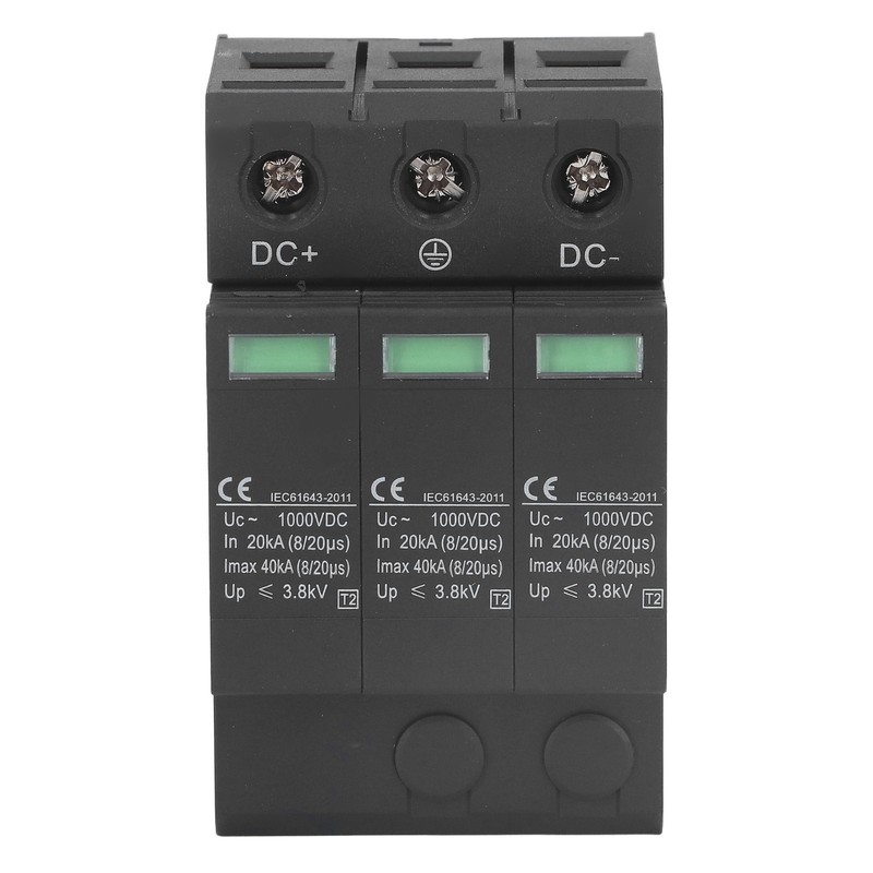 DC Surge Protector 40KV 3P Quick Response Flame Retardant Modular