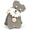 Kitamura NH0862 Women's Miniature Schnauzer Key Holder, Can Stand or