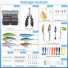 Fishing Tackle Box with Fishing Lures,Fishing Gifts for Men