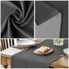 Artoid Mode Grey Table Runner, Autumn Washable Kitchen Dining Table