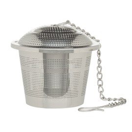 HIC Harold Import Co. HIC Extra Fine Loose Tea Infuser, Large Barrel, 2-Inch, Silver