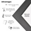 BuyPlastic Black HDPE Starboard, Marine Grade Plastic Sheet 1/4" x