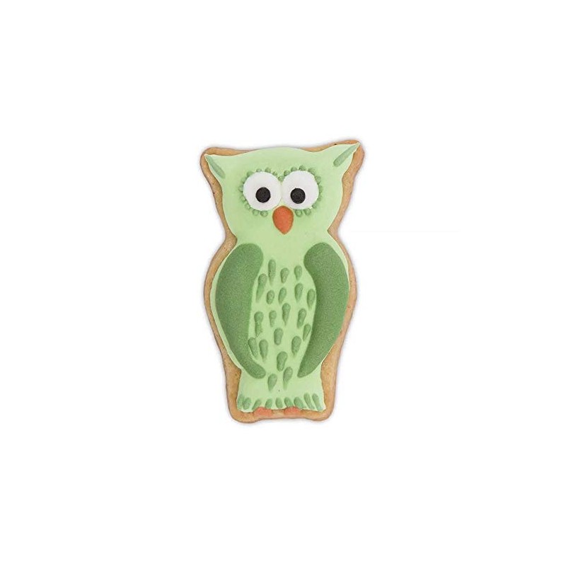 Staedter Stainless Steel Owl Cookie Cutter, Silver, 6 cm