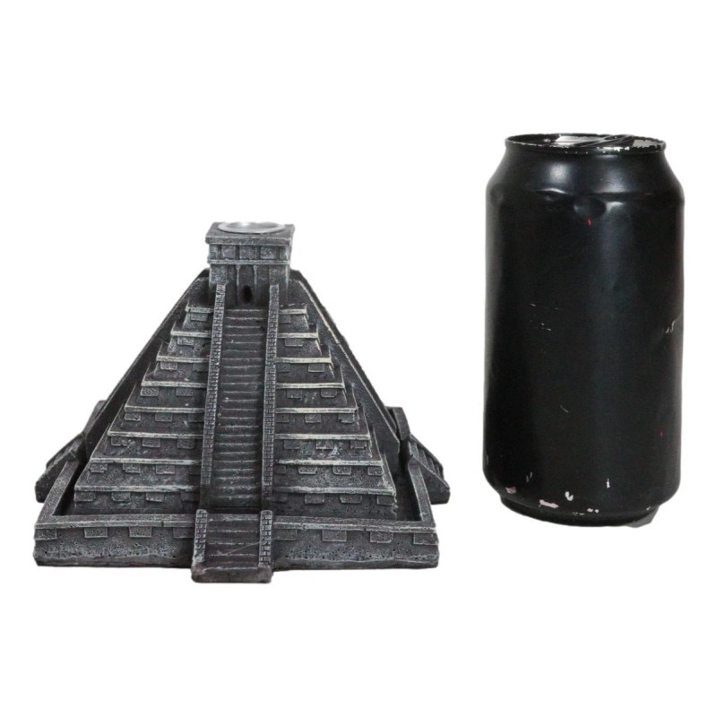 Temple of Kukulcan Mesoamerican Aztec Step Pyramid Backflow Incense Cone