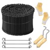 1000 Pcs Rebar Tie Wire-16 Gauge 6 Inch Double Loop