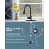 Touchless Kitchen Faucet Stainless Steel: WOWOW Smart Motion Sensor Kitchen