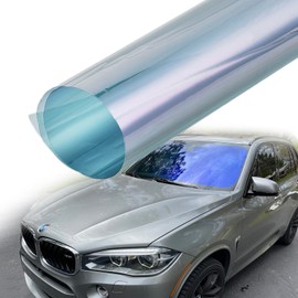 AuMoHall Charming Purple Blue Colorful Car Chameleon Windshield Tint Film 73.8% VLT Car Front Window Solar Protection Tint Color Change Window Film, 19.68" x 118.11"