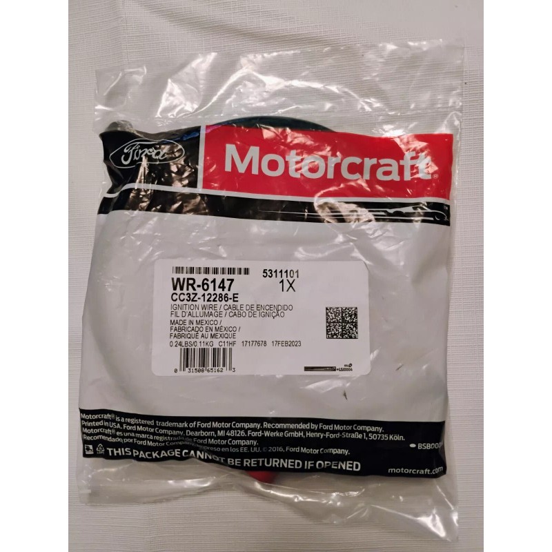 Motorcraft Genuine Motorcraft OEM Spark Plug Wire For F-150 F-250