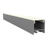LED-Gigant Aluminium Profile N2 with Opal Cover 2 Metres Long