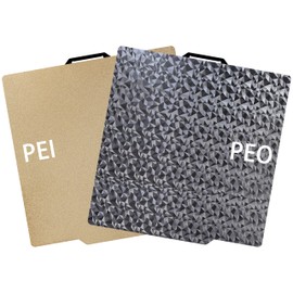 Build Plate for Bambu Lab P1S/X1C/X1/X1E/P1P/A1: TinytreesSmooth PEI H1H Carbon PET PEO PEY Sheet Bed Plate P1S Build Plate for 3D Printing Hobbyist, 257 X 257mm (Smooth PEO+Textured PEI)